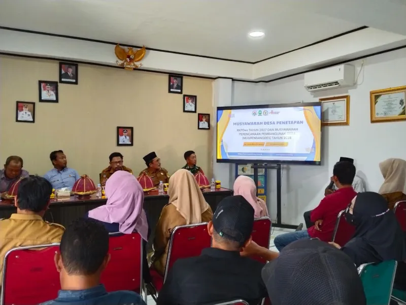 Musyawarah Desa Penetapan RKPDes Tahun 2027 dan Musyawarah Perencanaan Pembangunan Desa (MUSRENBANGDES) Tahun 2028