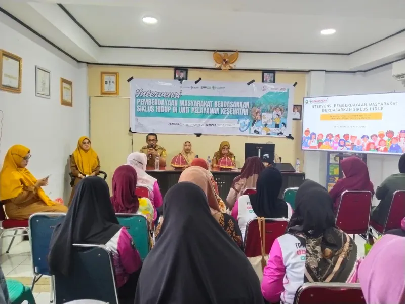 Puskesmas Panaikang Pertemuan Intervensi Pemberdayaan Masyarakat Berbasis Siklus Hidup